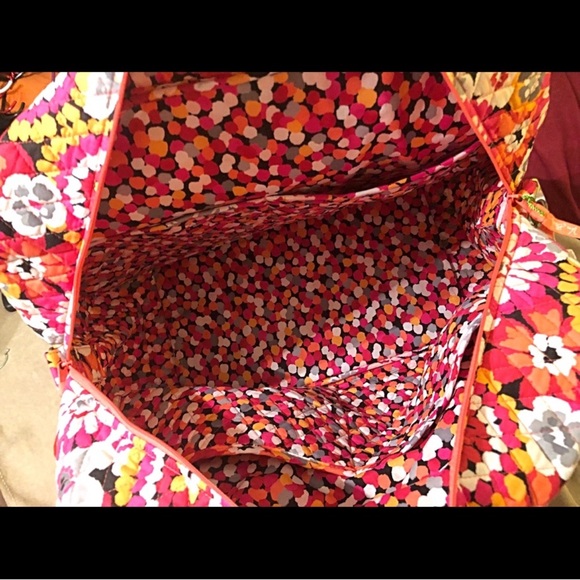 🌺 New VERA BRADLEY XL Grand Traveler PIXIE BLOOMS Travel Bag Weekender - Picture 2 of 6